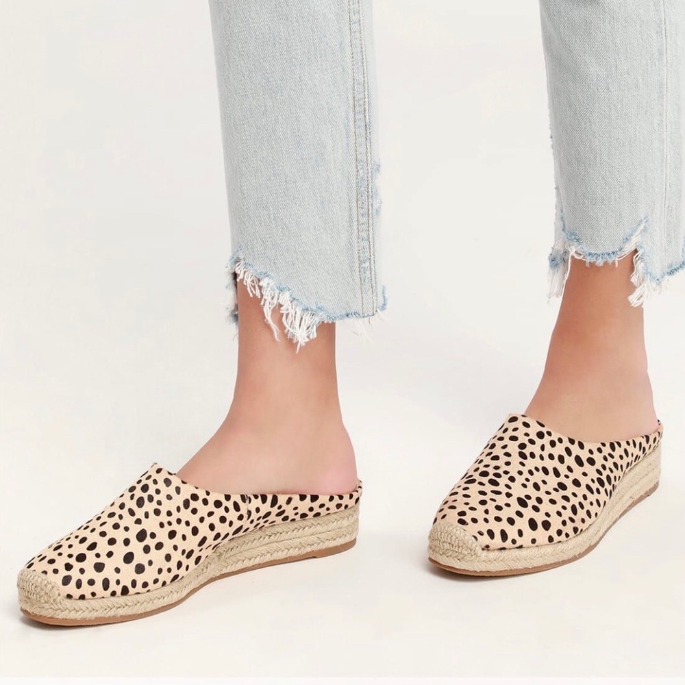 Dolce Vita calf hair mules